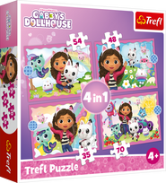 GABBY´S DOLLHOUSE TREFL  Dėlionių rinkinys