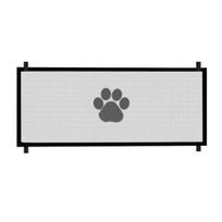 Retractable Mesh Dog Gate for Stairs Portable Pet Safety Net Easy Install Indoor Fence for Kids And Pets L balta