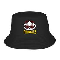 Unisex Pringles logotipas kibirėlio tipo skrybėlaitė Kvėpuojanti žvejo kepuraitė Vasarinės madingos žvejybos kepurės Havajų rašto skrybėlė nuo saulės One Size