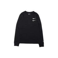 Nike Swoosh Laisvalaikio Sportinis Dvigubo Kabliuko Apvaliu Kaklu Ilgomis Rankovėmis 'Juodas' DB6156-010 M