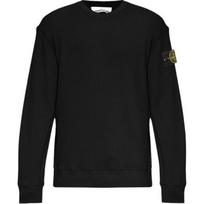 Stone Island Ilgomis Rankovėmis Apvalia Kaklo Išpjova Vienspalvis Džemperis Vyriškas džemperis Juodas K1S156100008S0044-V0029 M
