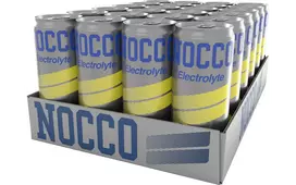 NOCCO Electrolyte Lemon Lime, 355 ml, 24-pack