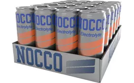 NOCCO Electrolyte Blood Orange, 355 ml, 24-pack