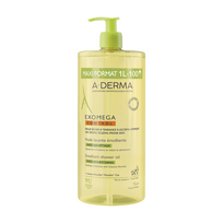A-DERMA EXOMEGA CONTROL, dušo aliejus, 1L, 1 vnt.