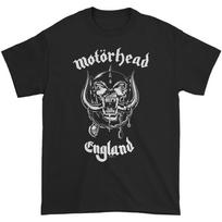 Motorhead Classic White England Logo Marškinėliai X-Large Juodi Unisex Marškinėliai XXXXL