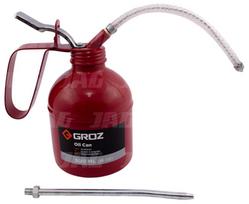 Plieninis rankinis alyvos siurblys 500 ml GROZ