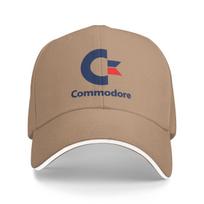 Commodore 64 Logotipas Kepurės su snapeliu Snapback Kepurės su snapeliu Kvėpuojanti Atsitiktinė kepuraitė Lauko, vyrams ir moterims One Size