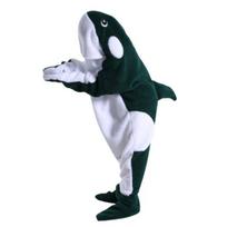 Miegmaišis Animacinis banginio formos Minkštas flanelinis kempingas Šeimos išvykos ​​ir miegmaišis dėvima antklodė suaugusiems vaikams Cosplay Onesie megztinis M tamsiai žalia spalva