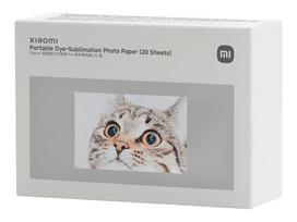 Xiaomi Portable Dye-Sublimation Photo Paper (20 Sheets) | 2×3-inch