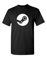 Steam PC Žaidimų Logotipas Trumpomis Rankovėmis Įvairių Dydžių Marškinėliai Unisex Marškinėliai S