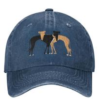 Dryžuotas kurtų šuo Beisbolo kepurė Vasarai Unisex Trucker Kepurė Lauko Sportui Tinka Bet kokiam Sezonui One Size