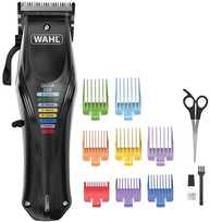 Wahl Colour Pro belaidė gyvūnų kirpimo mašinėlė su 8 antgaliais