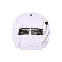 Stone Island Kalnų Spaudos Apvalios Kaklo Palaidinė Vyriška palaidinė Balta 721563094-V0093 S