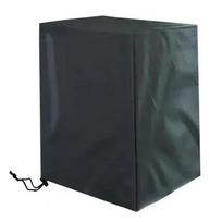 Neperšlampama kėdės lietaus apsauga Universalus baldų apsaugas Juoda Sulankstomos kėdės dulkių apsauga Lauko 68x68x72cm
