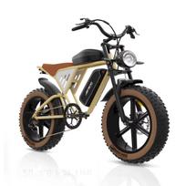 Jansno x70 20 colių storos padangos elektrinis dviratis 750W 48V 34AH dviguba baterija 30MPH 80km/120km lauko elektrinis dviratis 750W 48V 34AH ( Dual Battery) juoda