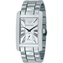„Emporio Armani“ Luigi juodo odos vyriškas kvarcinis laikrodis AR0145 juoda