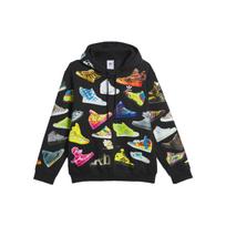 Adidas x Jeremy Scott Kolaboracinis Spausdintas Sportinis Džemperis Su Gobtuvu Vyriški Viršutiniai Drabužiai Juodas IA0097 L