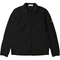 Stone Island Compass Badge Overshirt Black Men Outerwear 811511819-V0029 S