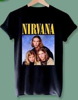 Hanson Nirvana MarškinėliaiRetro Marškinėliai Vintage Hanson Brolių Įkvėpti Marškinėliai Unisex Marškinėliai L