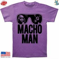 Macho Man Randy Savage Marškinėliai Vintage Imtynių Violetiniai Grafiniai Marškinėliai Pakartotinis Spaudas Unisex Marškinėliai XXXXL