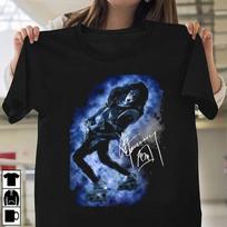 NAJAS Ace Frehley Pasirašytas JUODAS Classic T-shirt unisex TRUMPAS RANKOVĖ Unisex T-shirt M