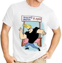 Johnny Bravo animacinis juokingas marškinėlis dovanai Vyriškas marškinėlis Visų dydžių S-234XL YI163 Unisex marškinėlis XXXL