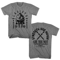 Gladiator Movie Strength & Honor Maximus Are You Not Entertained Men's T Shirt Unisex T-Shirt M