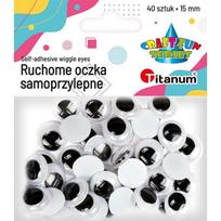 Dekoracija akytės 15mm 40vnt. limpančios TITANUM