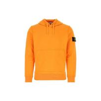 Stone Island logotipas su gobtuvu Oranžinis Vyriškas Streetwear 101564151-V0032 L orange