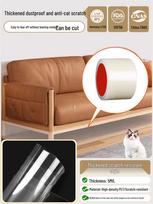 Katės užtvara po lova: Apsauginis nuo dulkių, permatomas gyvūno guolio apvadas, sofa tarpų uždengimas 30cm wide, adhesive thick type, 2m length