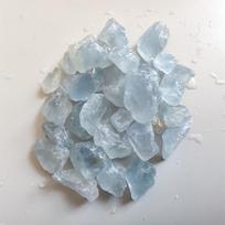 Natūralūs celestito akmens difuzorių aliejai neapdoroti dangaus mėlynumo krištoliniai brangakmeniai mineraliniai pavyzdžiai rezervuaro puošmena Gydomasis energijos kristalas 100g mėlyna