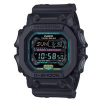 Casio serijos skaitmeninis daugiaspalvis juodo dervos modernus G-Shock GX-56 laikrodis, 55,5 mm - GX56MF-1, black