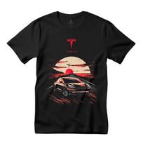 Revoliucinis variklis: „Tesla Model 3“ marškinėliai L