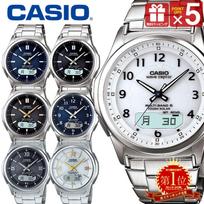 Casio vyriškas laikrodis saulės energija valdomas radijo bangomis valdomas laikrodis Waveceptor originalus produktas galia vyrams daugiajuostis 6 nereikia keisti baterijos nelaimės gyvenimas
