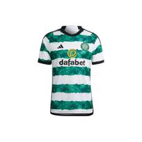 adidas Celtic FC 23/24 Namų marškinėliai Balti/Komandos žali Vyriški Streetwear HY3343 S