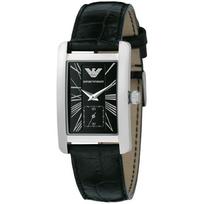 Emporio Armani Juodo Odos Moteriškas Kvarcinis Laikrodis AR0144 juoda