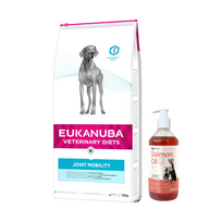 EUKANUBA Joint Mobility 12kg + LAB V Lašišų aliejus šunims ir katėms 500ml