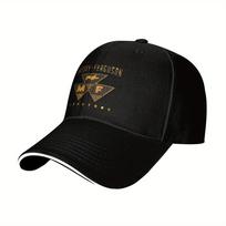 Massey Ferguson American Baseball Caps  Adjustable Snap Caps for Men and Women Black Polyester One Size Fits All Travel Adjustable