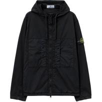 Stone Island SS25 Supima® Tamprus Medvilnės Ruožas Dviguba Kišenė Su Gobtuvu Striukė Vyriškos Striukės K1S1541000-91S0010-V0029 XXL