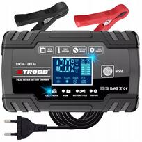 Automobilio akumuliatoriaus pakrovėjas, automatinis, universalus 12V/24V