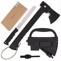 Daugiafunkcis įrankis, kirvis 7in1 SURVIVAL Peilis plaktukas, titnagas, rinkinys