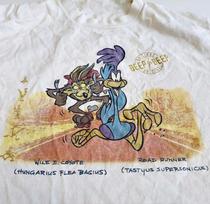Road Runner Wile E Coyote Marškinėliai S-4XL KARŠTI Balti Dydis S-4XL Unisex Marškinėliai XXL