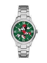 FOSSIL Disney pelės Minės x Futbolo Laikrodis Moteriški Aksesuarai Laikrodžiai