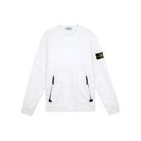 Stone Island Ss21 Casual Pocket Zip Hoodie Men hoodies White 741563451-V0001 S