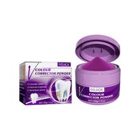 V34 dantų pasta Purpurinės spalvos korektorius dantų pasta V34 balinanti dantų pudra Fresh Breath šviesinanti dantis valanti kvapas, dėmės, dėmės, dantų valymas 1Pcs