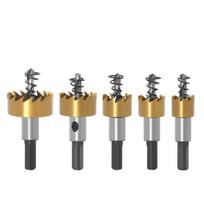 5 vnt HSS grąžtas greitaeigis plieno karbido antgalis skylių pjūklas Dantų pjoviklis metalo gręžimas medžio pjovimas dailidžių vainikėliai Pack of 1