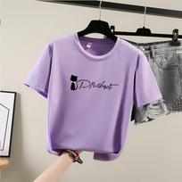 Kawaii Clothes Moteriški negabaritiniai medvilniniai marškinėliai Vasariniai nauji marginti marškinėliai Minkštas moteriškas megztinis viršus XXXL balta