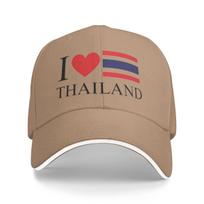 Aš Myliu Tailandą Beisbolo Kepuraitės Snapback Beisbolo Kepurės Kvėpuojančios Atsitiktinės Casquette Lauko Vyrams Ir Moterims One Size