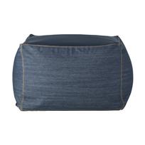 MUJI Sofa Cotton 65cm x 65cm x 43cm 84464560 Body-Fitting Cover, Denim, Navy, (W) (D) (H),