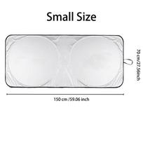 Automobilio saulės skydelis Dangtelis Apsauga Priekinio stiklo skydelis nuo saulės Union Jack JK vėliava Mini Cooper One S R50 R53 R56 R60 F55 F56 R58 150 x 70 No logo